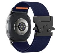 Astorgos Correa Elástica para Samsung Galaxy Watch 8 Correa 40mm 44mm/Galaxy Watch 8 Classic 46mm, Strap Deportiva de Nailon Suave para Hombre y Mujer, Azul Medianoche