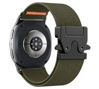 Astorgos Correa Elástica para Samsung Galaxy Watch 8 Correa 40mm 44mm/Galaxy Watch 8 Classic 46mm, Strap Deportiva de Nailon Suave para Hombre y Mujer, Verde Militar