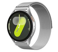 Astorgos Correa Metálica Magnética para Samsung Galaxy Watch 7 6 5 4 FE 40mm 44mm/6 4 Classic 43mm 47mm 42mm 46mm/5 Pro 45mm, 20mm Pulsera Milanese Loop de Acero Inoxidable para Hombre Mujer, Plata