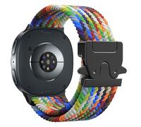 Astorgos Correa Trenzada para Samsung Galaxy Watch 8 Correa 40mm 44mm/Galaxy Watch 8 Classic 46mm, Strap Deportiva de Nylon Elástica para Hombre Mujer, Arcoíris