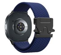 Astorgos Correa Trenzada para Samsung Galaxy Watch 8 Correa 40mm 44mm/Galaxy Watch 8 Classic 46mm, Strap Deportiva de Nylon Elástica para Hombre Mujer, Azul Medianoche