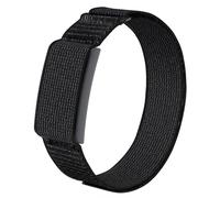 Astorgos Nylon Sport Band Compatible con Amazfit Helio Strap, 25 mm Banda de Bíceps Ajustable para Fitness Tracker Brazalete de Repuesto Transpirable para Traning Running, Phantom Negro