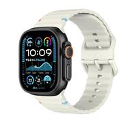 Astorgos Reloj Deportivo Correa Compatible con Apple Watch Ultra 3/2/1 49mm,S11/S10 46mm,9/8/7 45mm,SE3/SE2/SE/6/5/4 44mm,3/2/1 42mm, Correa de Silicona Suave Transpirable,LuEtlBlca