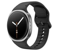 Astorgos Sport Band para Samsung Galaxy Watch 8 Band 40mm 44mm/Galaxy Watch 8 Classic 46mm, Correa de Repuesto de Silicona suave para Hombre Mujer, S/M, Negro