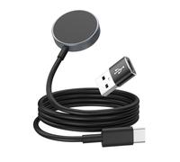 Astorgos USB-C & USB-A Base de Carga magnética for Samsung Galaxy Watch, Cable de Carga Seguro Portátil de 3,3 Pies de Repuesto for Watch 8/7/Ultra/6/6 Classic/5/5 Pro/4/4 Classic/3/Active 2/FE