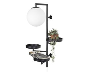 Astoria Lámpara de Pared Negro
