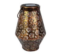 astound Farolillos solares colgantes | Faroles colgantes decorativos solares | Yard Lights Lámpara solar decorativa para exteriores, luces de proyección hueca retro