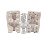 astound Molde de Busto mitología Griega Retrato de ídolo Venus boceto Yeso Molde de Silicona para Manualidades Manualidades jabón casero Estatua Vela aromática Res epoxi