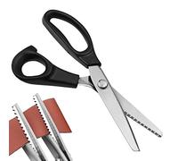 astound Tijeras Dentadas con Empuñaduras Cómodas, Afiladas para Manualidades, Costura Profesional en Tela/Cuero/Artesanía y Papel