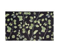 Astra Alfombra Antideslizante para salón - Felpudo Miabella para Interior - Alfombra de Cocina para Pasillo - Alfombra atrapasuciedad - Lavable 66x110cm Eucalipto Sw. Hogar