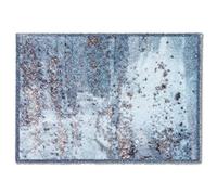 ASTRA Alfombra de Limpieza Suave y esponjosa - Alfombra de Limpieza Multicolor - Alfombra de Puerta Interior - Felpudo Resistente 50 x 70 cm, Color Azul Claro