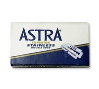 Astra ASTRABL - Juego de cuchillas de doble hoja para maquinilla tradicional, inoxidables, 100 Unidad (Paquete de 1)