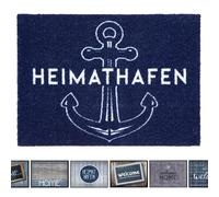 Astra Felpudo de Cepillo Puerta de Entrada - Ancla de Puerto de Origen 50x70 cm - Felpudo Exterior Interior - Felpudo Lavable