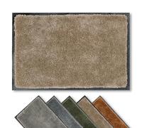 Astra Felpudo de Interior Antideslizante - Felpudo sostenible Anti-Polvo - Alfombrilla de Pasillo Lavable a Mano - Felpudo de fácil Cuidado - Felpudo Beige 80x120 cm