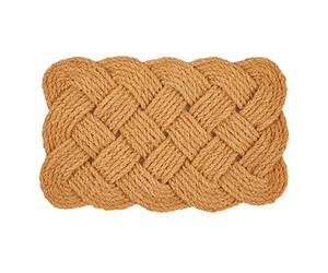 Astra Felpudo de Interior - Natur Pur Coconut Mat Recyclable - Sustainable Door Mat 45x75 cm - Easy-Care Dust Control Mat Natural