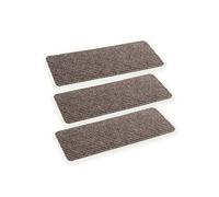 Astra Felpudo Interior Beige 25x60 cm Set de 3 - Antideslizante, Antipolvo y Repelente al Agua - Rib Line Resistente Antiestático