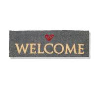 Astra Felpudo Interior Welcome Atrapa Suciedad Antideslizante de Coco Antibacteriano 25x75 cm