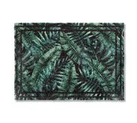 Astra Felpudo Mullido y Suave Pure & Soft - Felpudo Antipolvo para Puertas de Interior - Felpudo Resistente - Jungle Leaf 50 x 70 cm