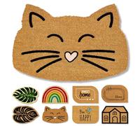 Astra Felpudo Natural de Coco 40x60cm - Gato - Antideslizante Robusto - Interior/Exterior