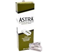Astra Platinum Hojas de afeitar unisex de doble filo (inoxidable), 20 cajas de 5 hojas