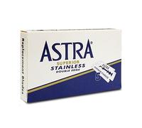 Astra Superior Stainless Blue cuchillas - Pack de 5 cuchillas de doble hoja