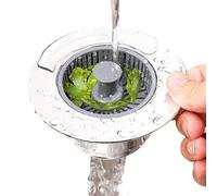 AstraGlam Tapón de desagüe para fregadero de cocina, tapón de desagüe, cesta de desagüe universal, práctico fregadero para fregadero de cocina