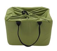 AstraLoom Bolso de mano acolchado con divisor sellado Funda protectora de lente flexible para cámara DSLR SLR Material de nylon Verde 26 cm x 15 cm x 19 cm