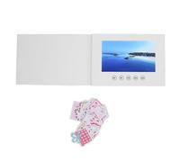 AstraLoom Video Greeting Card with LCD Screen 720P HD Video Playback Electronic Video Brochure with 128M Memory for DIY Wedding Xmas (10inch)