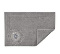 ASTREA TEXTILES Alfombra de baño para baño - Alfombra de suelo 100% algodón - Ropa de baño - Alfombra de ducha lavable (mezcla de antracita y marrón)