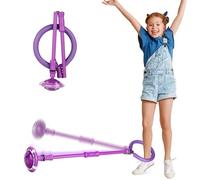 Astrell Skip Ball - Rueda plegable colorida para interiores y exteriores, juguetes de fitness para niños, juguetes geniales para niños, regalos de cumpleaños de Navidad para niñas de 6, 7, 8, 9, 10