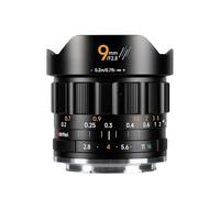 AstrHori 9mm F2.8 APS-C Objetivo Ultra Gran Angular, Campo De Visión Ultra Gran Angular De 111.4°, Gran Apertura Y Enfoque Manual, Compatible Con Olympus y Panasonic MFT M43 M43 Mount Cámaras