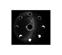 astrial Diapositiva para planetario Homestar de Sega: eclipse solar total