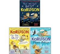 Astrid Lindgren Karlsson 3 Books Collection Set (The World's Best Karlsson, Karlsson Flies Again & Karlsson on the Roof)