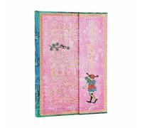 Astrid Lindgren, Pippi Longstocking (Embellished Manuscripts Collection) Midi Lined Hardcover Journal (Wrap Closure)