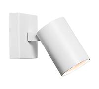 Astro Ascoli Single, Foco de interior en blanco texturizado - Diseñado en Gran Bretaña - Regulable GU10 - Compatible con bombilla inteligente - 1286001