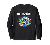 Astro BOT and Friends Character Burst Colorful Video Game Manga Larga