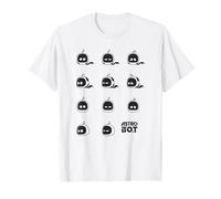 Astro BOT Character Faces Grid Fun Video Game Camiseta