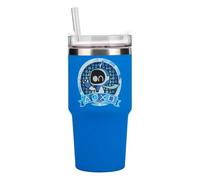 Astro Bot - Taza de viaje aislada de 600 ml con tapa multidirección y acabado suave al tacto, mantiene las bebidas calientes o frías, botella de agua reutilizable para jugadores y viajes Paladone