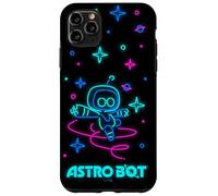 Astro BOT Neon Style Stars and Planets Video Game Carcasa para iPhone 11 Pro MAX