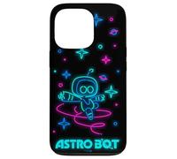 Astro BOT Neon Style Stars and Planets Video Game Carcasa para iPhone 13 Pro
