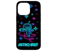 Astro BOT Neon Style Stars and Planets Video Game Carcasa para iPhone 14 Pro MAX