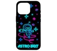 Astro BOT Neon Style Stars and Planets Video Game Carcasa para iPhone 16 Pro