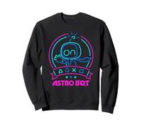 Astro BOT Neon Waving Character with Icons Video Game Sudadera
