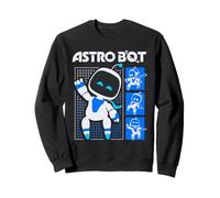 Astro BOT Pose Grid Collage with Logo Video Game Sudadera
