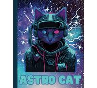 Astro Cat: Cool Composition Notebook For Kids, Teens & Students, Aesthetic Space Kitty Writing Journal For School, 120 Pages College Ruled