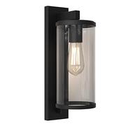 Astro Pimlico 400, lámpara de pared para exteriores en negro texturizado - Diseñado en Gran Bretaña - Regulable E27/ES - Compatible con bombillas inteligentes - 1413001