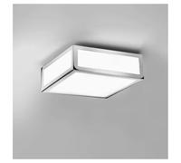 Astro Plafón Techo Pared Mashiko 0890 1X60W E27 Cromo Luz Vidrio Satinado