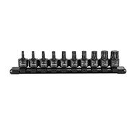 Astro Pneumatic Tool 94410T - Juego de 10 llaves de vaso Torx de impacto nano de 3/8 pulgadas