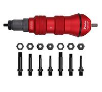 Astro Pneumatic Tool ADN38 XL Kit adaptador de taladro de tuerca remache - Capacidad de 3/8"