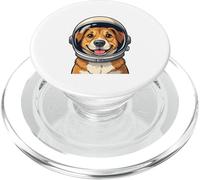 Astro Pup Classic - Retrato de Casco Espacial PopSockets PopGrip para MagSafe